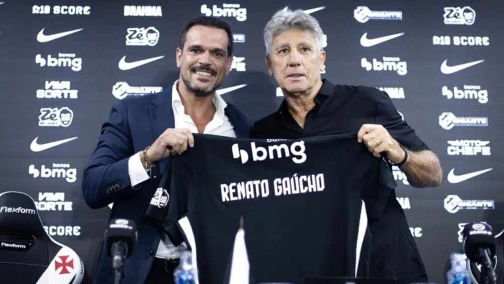 Vasco anuncia a contratação de Renato Gaúcho