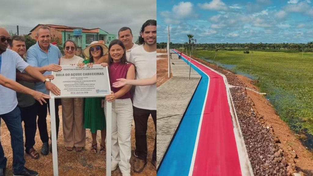 Prefeito Zé Filho inaugura orla do açude em Cabeceiras do Piauí